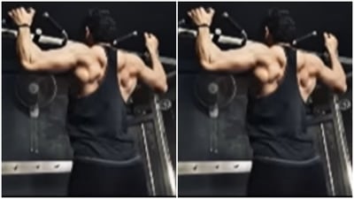Here’s a glimpse of how Tiger Shroff rises and grinds every day. In this video, he can be seen doing pullups. (Instagram/@tigerjackieshroff) Here’s a glimpse of how Tiger Shroff rises and grinds every day. In this video, he can be seen doing pullups. (Instagram/@tigerjackieshroff)