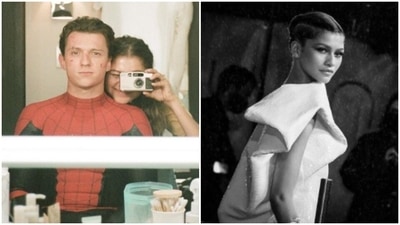 Zendaya and Tom Holland. Zendaya and Tom Holland.