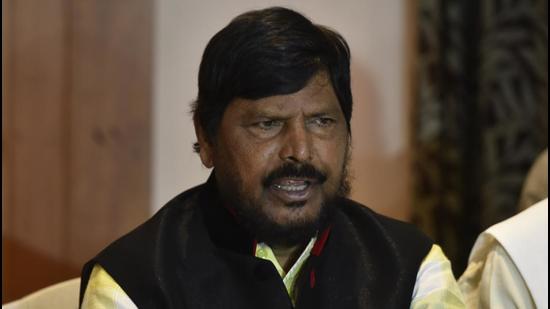 Ramdas Athawale on Tuesday said India should not play its scheduled T20 World Cup match against Pakistan on October 24. (HT PHOTO.) Ramdas Athawale on Tuesday said India should not play its scheduled T20 World Cup match against Pakistan on October 24. (HT PHOTO.)
