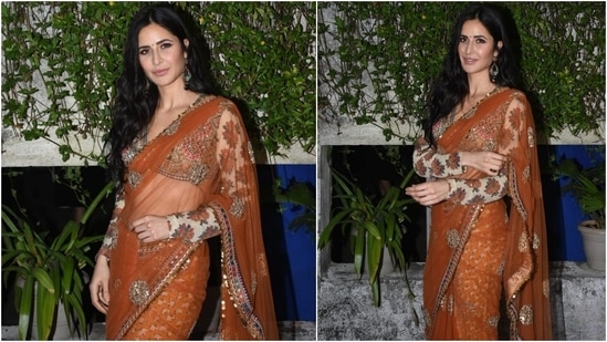 Katrina Kaif in standout Sabyasachi saree promotes Sooryavanshi, inspires our Diwali 2021 look(HT Photo/Varinder Chawla)