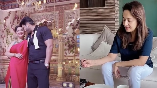 Madhuri District X Video - Madhuri Dixit gives fans a peek into her life, Sidharth Shukla has a  special appearance. Watch | Bollywood - Hindustan Times