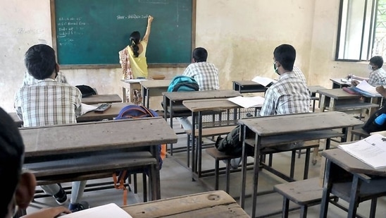 Odisha announces SOP ahead of opening of schools for Std 8 and 11 students(HT PHOTO)