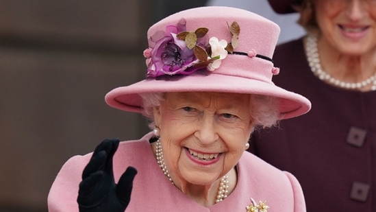 Great Britain's Queen Elizabeth II's response to refusing to accept the ‘Oldie of the Year’ award was published by the country's Oldie magazine. (Jacob King/Pool via REUTERS) (REUTERS)