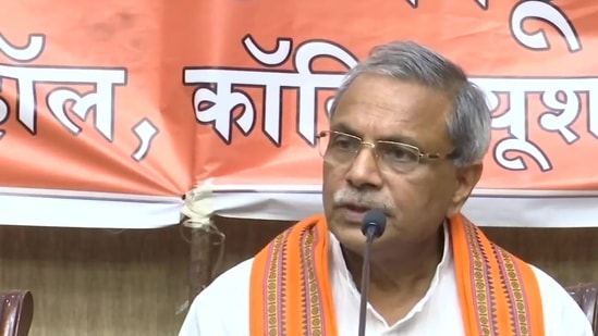 Vishva Hindu Parishad central joint general secretary Surendra Jain. (ANI Photo)