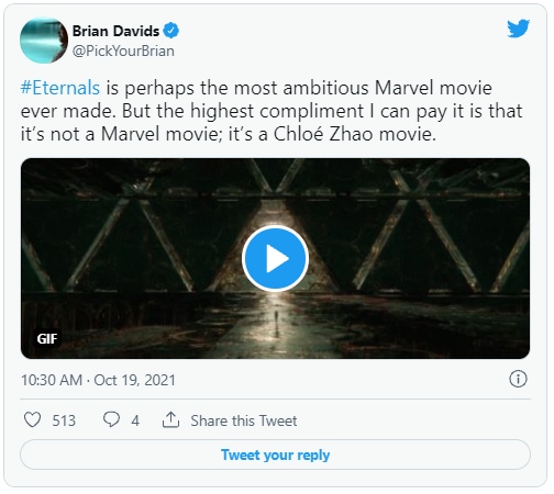 Eternals marks Marvels 26th film in the MCU.&nbsp;