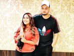 Afsana Khan with her fiance Saajz (Sajan Sharma).(Instagram) Afsana Khan with her fiance Saajz (Sajan Sharma).(Instagram)
