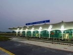 Uttar Pradesh: A view of the Kushinagar International Airport that is scheduled to be inaugurated by Prime Minister Narendra Modi on October 20, in Kushinagar. (ANI) Uttar Pradesh: A view of the Kushinagar International Airport that is scheduled to be inaugurated by Prime Minister Narendra Modi on October 20, in Kushinagar. (ANI)