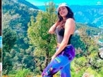Janhvi Kapoor is a travel enthusiast and her Instagram handle says it all. In her latest vacation pictures, the Roohi actor can be seen having a gala time with her friends in Mussorie.(Instagram/@janhvikapoor)