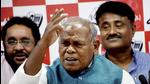 Former Bihar chief minister Jitan Ram Manjhi (PTI)