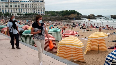 Bulgaria, where only a quarter of the population has taken a first dose of vaccine, banned access to indoor public spaces this week for anyone who cannot show proof of vaccination, a negative test or recovery from a recent infection. (AP File) Bulgaria, where only a quarter of the population has taken a first dose of vaccine, banned access to indoor public spaces this week for anyone who cannot show proof of vaccination, a negative test or recovery from a recent infection. (AP File)