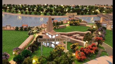 A model of the Ram temple in Ayodhya. (Pic for representation) A model of the Ram temple in Ayodhya. (Pic for representation)