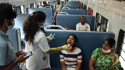 Bengaluru Urban accounted for the maximum number of 253 Covid cases and six deaths, Karnataka health department said. (ANI)