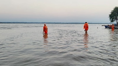 National Disaster Response Force (NDRF) team carry out search and rescue operations at several waterlogged areas due to heavy rainfall in Haridwar. (ANI) National Disaster Response Force (NDRF) team carry out search and rescue operations at several waterlogged areas due to heavy rainfall in Haridwar. (ANI)