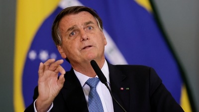 Brazil's president Jair Bolsonaro (REUTERS)