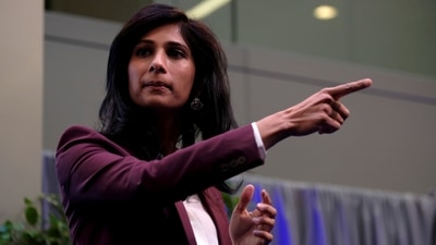 International Monetary Fund Chief Economist Gita Gopinath (REUTERS)