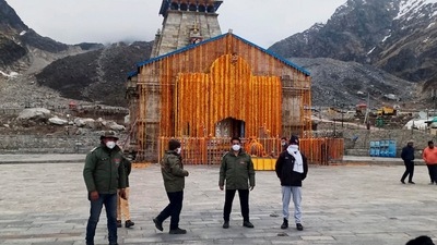 The Uttarakhand Char Dham Yatra circuit is formed of -- Kedarnath (pictured here), Badrinath, Gangotri, and Yamunotri (PTI / File Photo).