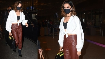 Deepika Padukone will be seen opposite Hrithik Roshan in Fighter. (Varinder Chawla) Deepika Padukone will be seen opposite Hrithik Roshan in Fighter. (Varinder Chawla)