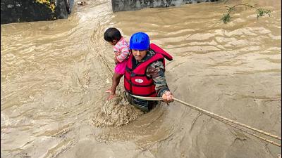 The trigger for this disaster, as always, has been record-breaking rainfall (PTI) The trigger for this disaster, as always, has been record-breaking rainfall (PTI)