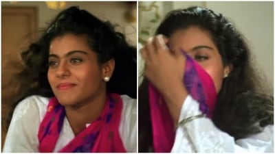 Kajol in Dilwale Dulhania Le Jayenge. Kajol in Dilwale Dulhania Le Jayenge.