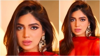 Bhumi Pednekar is a makeup enthusiast and often shares her makeup videos with her fans. Bhumi did her own makeup for this look and nailed it. (Instagram/@bhumipednekar) Bhumi Pednekar is a makeup enthusiast and often shares her makeup videos with her fans. Bhumi did her own makeup for this look and nailed it. (Instagram/@bhumipednekar)