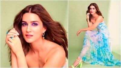 Kriti Sanon picked the outfit from the shelves of Linetribe, which is a contemporary wear clothing brand. (Instagram/@kritisanon) Kriti Sanon picked the outfit from the shelves of Linetribe, which is a contemporary wear clothing brand. (Instagram/@kritisanon)