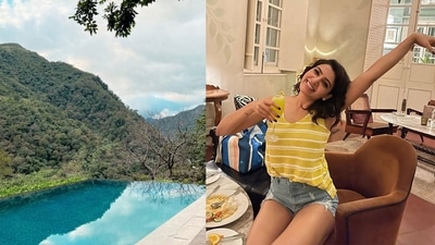Samantha Ruth Prabhu is on a vacation in Rishikesh. Samantha Ruth Prabhu is on a vacation in Rishikesh. 