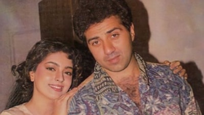 Juhi Chawla shared a vintage photo with Sunny Deol.