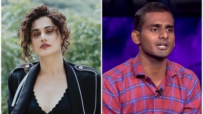 Taapsee Pannu addressed Kaun Banega Crorepati 13 contestant Sahil Ahirwal in her new tweet. Taapsee Pannu addressed Kaun Banega Crorepati 13 contestant Sahil Ahirwal in her new tweet.