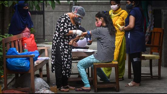 A sero survey is a blood test that checks for antibodies to a virus. So far, six such surveys have been held in Delhi (Sanchit Khanna/HT Archive)