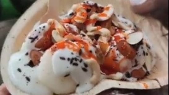 Rasgulla Chaat(Twitter/@KaptanHindostan)