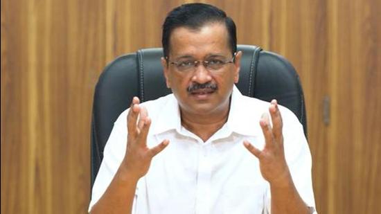 Delhi chief minister Arvind Kejriwal said the compensation given by his government to farmers for crop damage was the ‘highest’ among all states. (HT Photo)