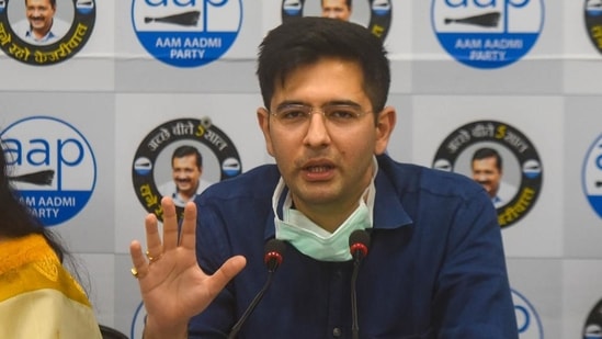 AAP leader Raghav Chadha.(HT File Photo)