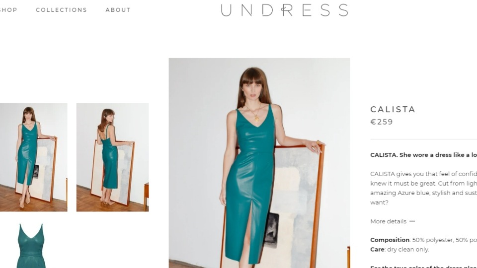 The Calista dress.&nbsp;(iwearundress.com)