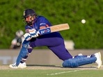 India's Rohit Sharma bats during the Cricket Twenty20 World Cup warm-up match between India and Australia in Dubai, UAE, Wednesday, Oct. 20, 2021.(AP/PTI) India's Rohit Sharma bats during the Cricket Twenty20 World Cup warm-up match between India and Australia in Dubai, UAE, Wednesday, Oct. 20, 2021.(AP/PTI)