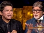 Shaan and Amitabh Bachchan on Kaun Banega Crorepati 13. Shaan and Amitabh Bachchan on Kaun Banega Crorepati 13.