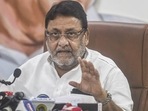 Nawab Malik said Ninety per cent of the cases filed by the NCB in the last one year are fake.(PTI) Nawab Malik said Ninety per cent of the cases filed by the NCB in the last one year are fake.(PTI)