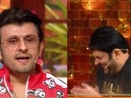 Sonu Nigam leaves Kapil Sharma in splits. Sonu Nigam leaves Kapil Sharma in splits.