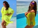 Bipasha Basu's neon love is too hot to handle and these pictures are proof(Instagram/bipashabasu) Bipasha Basu's neon love is too hot to handle and these pictures are proof(Instagram/bipashabasu)