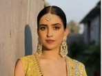 Sanya Malhotra dropped major cues of bridesmaid fashion with her latest pictures, The actor, who is currently celebrating the wedding of one of her friends, dropped multiple pictures of herself on her Instagram profile and we are scurrying to take notes. Sanya rocked traditional lehenga with a personalised touch of sass.(Instagram/@sanyamalhotra_)