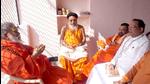The apex body of Hinduism’s 13 monastic orders, the Akhada Parishad, suffered a major split on Thursday with half of its members distancing themselves from an upcoming meeting to elect a new governing body and naming their own office bearers (HT Photo) The apex body of Hinduism’s 13 monastic orders, the Akhada Parishad, suffered a major split on Thursday with half of its members distancing themselves from an upcoming meeting to elect a new governing body and naming their own office bearers (HT Photo)