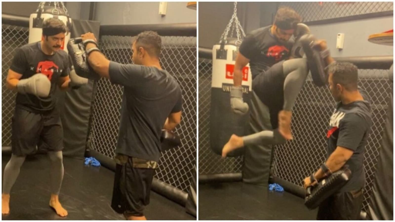 Ali Fazal, in flying knee mode, at his Muay Thai Fight | Health ...