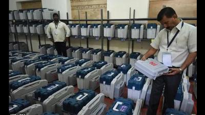 A poll official inspecting electronic voting machines (EVMs). The ever-increasing electioneering expenditure disincentivises righteous people from participating in the process. It is believed that the expenditure incurred by candidates is manipulated. (Representational photo) A poll official inspecting electronic voting machines (EVMs). The ever-increasing electioneering expenditure disincentivises righteous people from participating in the process. It is believed that the expenditure incurred by candidates is manipulated. (Representational photo)
