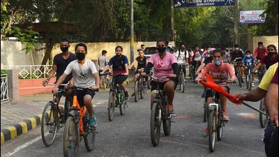 MCG officials said that the international cycle track can be used for competitive events as well as for leisure by residents. (HT Archive) MCG officials said that the international cycle track can be used for competitive events as well as for leisure by residents. (HT Archive)