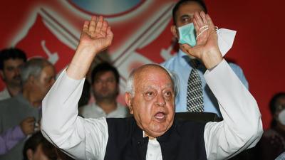 On the NC and its leaders being dubbed as pro-Pakistan, Farooq Abdullah said that the party lost 3,000 of its men, including its ministers, to militancy but kept the Indian flag flying high in Kashmir. He said the BJP had promised to transform Kashmir into a paradise but made it into a hell. (PTI)