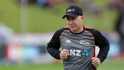 FILE PHOTO: Cricket - New Zealand v India - First Test - Basin Reserve, Wellington, New Zealand - February 21, 2020   New Zealand's head coach Gary Stead during the warm up     REUTERS/Martin Hunter (REUTERS)