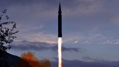 North Korea test-fired a newly developed hypersonic missile in September, according to state news media KCNA. (File Photo) North Korea test-fired a newly developed hypersonic missile in September, according to state news media KCNA. (File Photo)