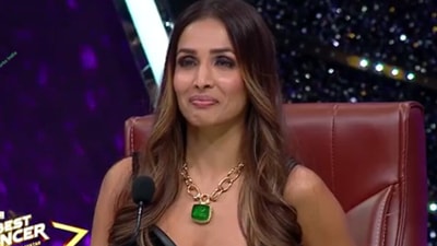 Malaika Arora reacts to an IBD 2 participant after he says she used to look slim before. Malaika Arora reacts to an IBD 2 participant after he says she used to look slim before. 