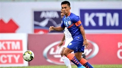India football team captain Sunil Chhetri (Twitter)