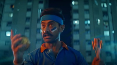 Screengrab from the Ceat Ltd tyre ad featuring Aamir Khan that was objected by a BJP leader
