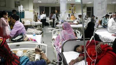 The number of beds in government hospitals such as Lok Nayak was reduced from 700 to 400. (Picture for representation only/HT Archive) The number of beds in government hospitals such as Lok Nayak was reduced from 700 to 400. (Picture for representation only/HT Archive)